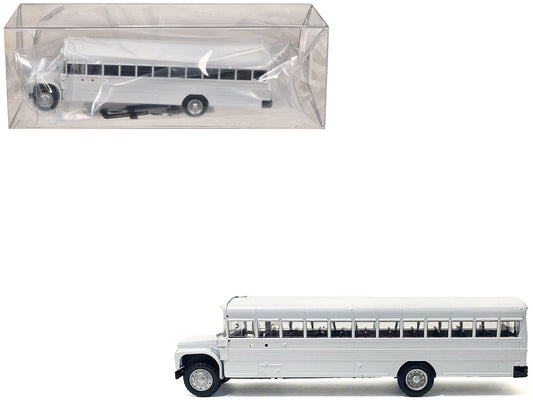 School Bus White 1/87 (HO) Plastic Model