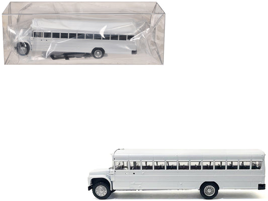 School Bus White 1/87 (HO) Plastic Model