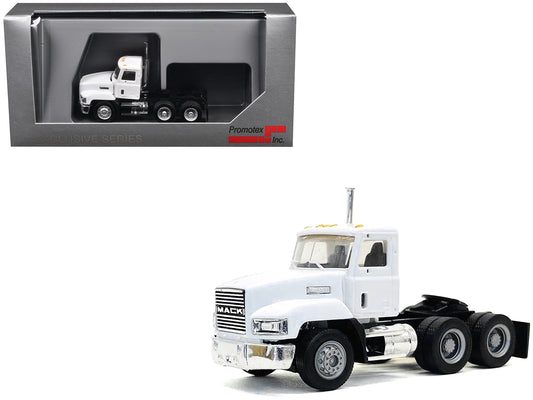 Mack 603 Short Day Cab White 1/87 (HO) Plastic Model Car