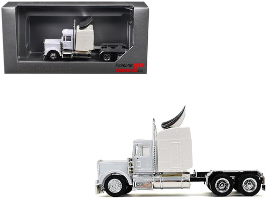 Kenworth W900 Sleeper Cab White 1/87 (HO) Plastic Model Car