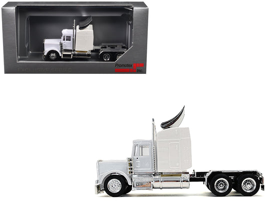 Kenworth W900 Sleeper Cab White 1/87 (HO) Plastic Model Car