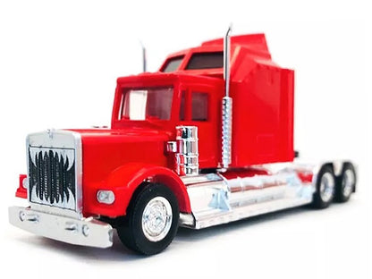 Kenworth W900 with Extra Large Sleeper Red 1/87 (HO) Plastic Model Car