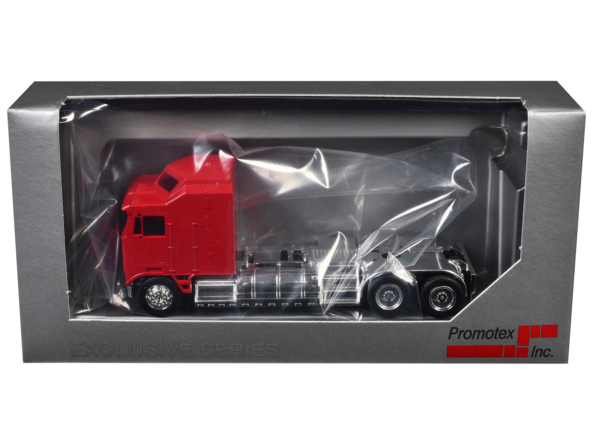 Kenworth K100 with 5-Bar Grill and XXL Chassis Red 1/87 (HO) Plastic Model