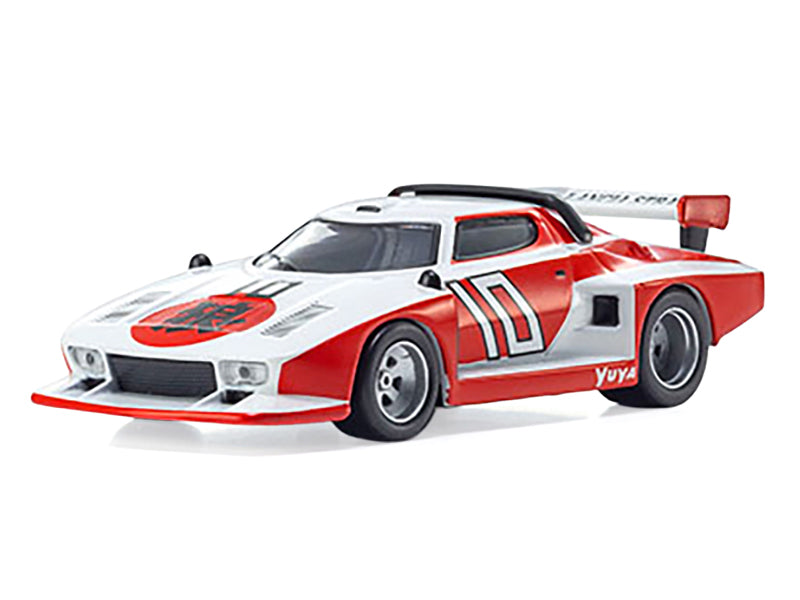 Lancia Stratos #10 White and Red "The Circuit Wolf" Manga 1/64 Diecast Model Car