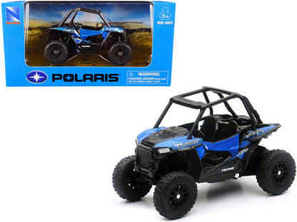 Polaris RZR XP Turbo DOHC Mini ATV Blue and Black Diecast Model