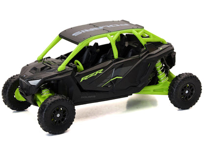 Polaris RZR Pro R UTV Black and Lime Green Diecast Model