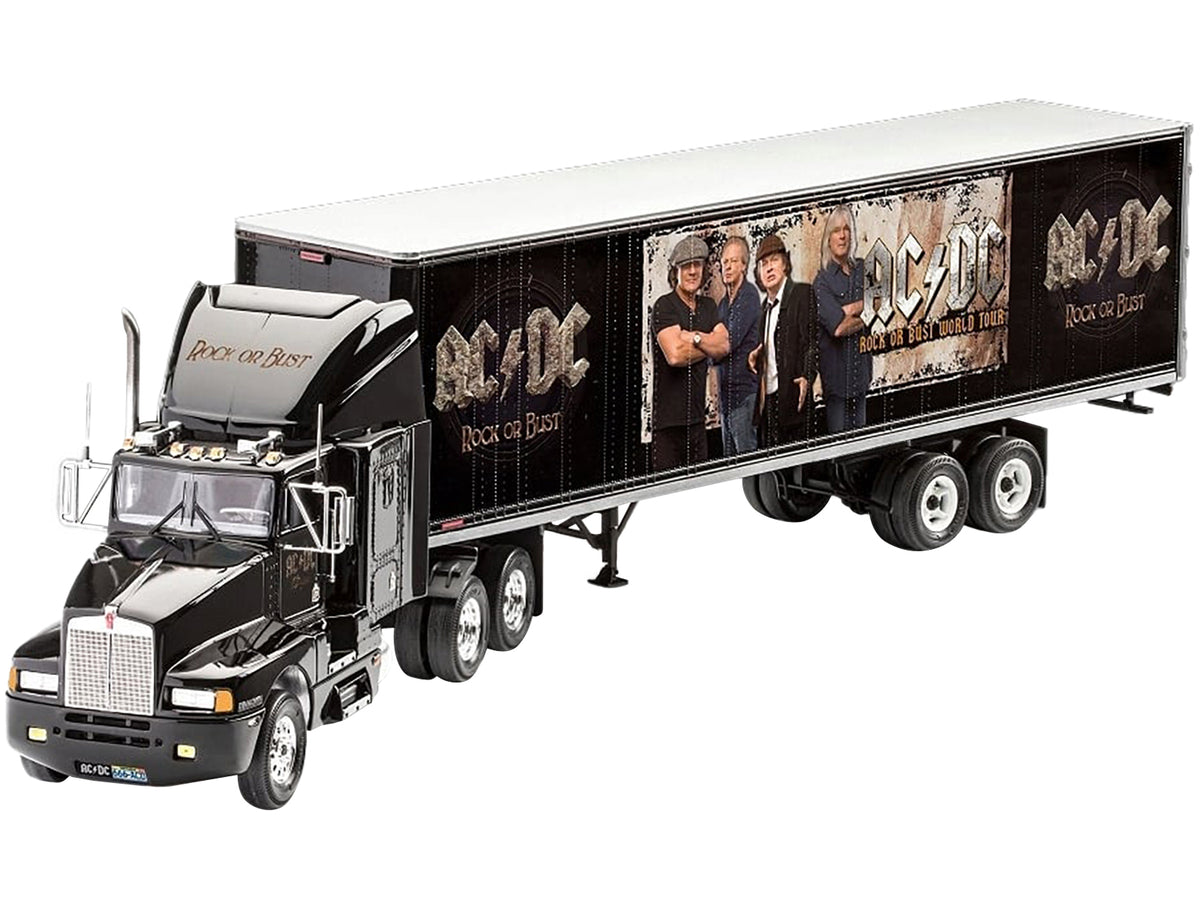 Level 3 Model Kit Kenworth Tour Truck "AC/DC Rock or Bust" 1/32 Scale Model