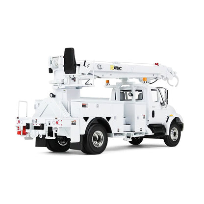International DuraStar Truck with Digger Derrick Body "Altec" White 1/34 Diecast Model