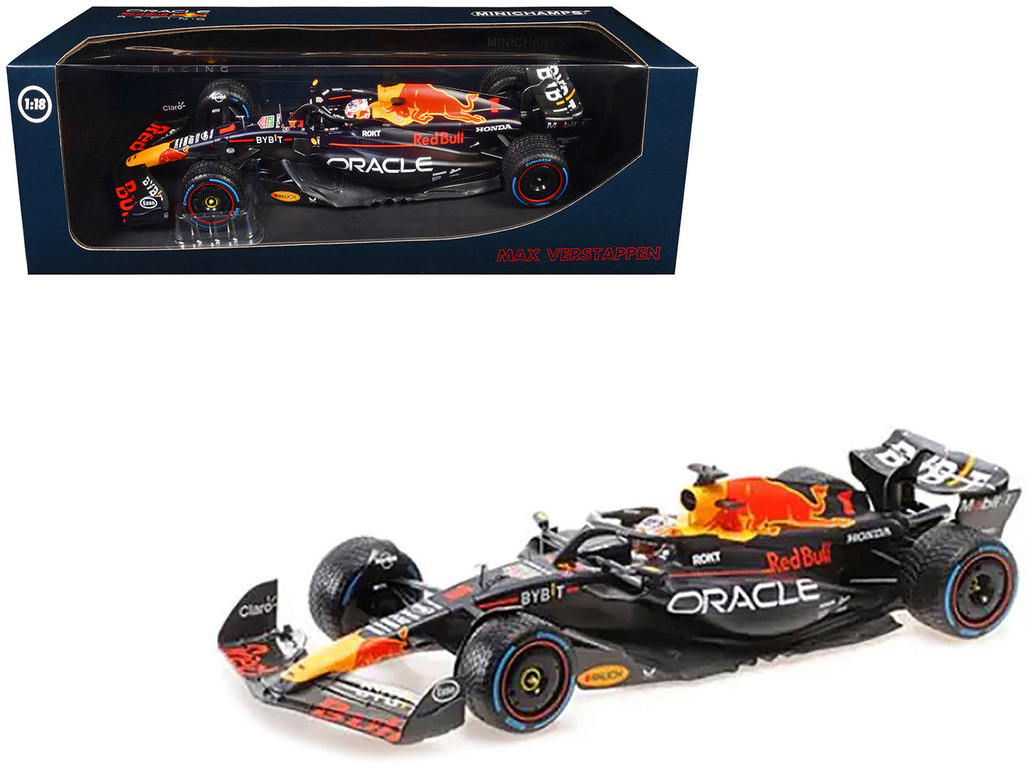 Red Bull Racing RB19 #1 Max Verstappen "Oracle" Winner F1 Formula One "Dutch GP" (2023) with Driver Limited Edition to 230 pieces Worldwide 1/18 Diecast Model Car