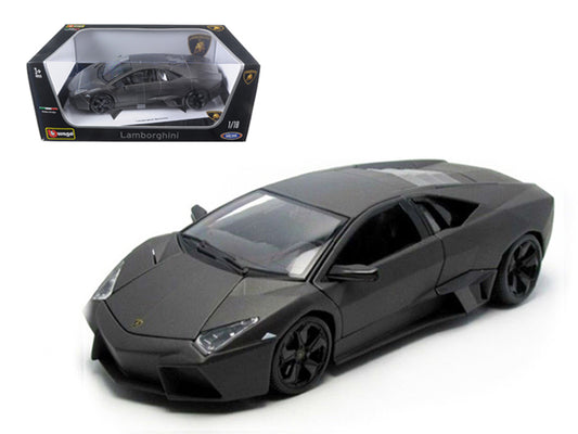 Lamborghini Reventon Dark Matt Gray 1/18 Diecast Model Car