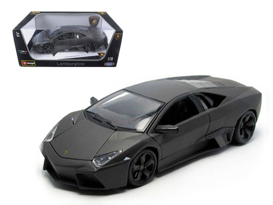 Lamborghini Reventon Dark Matt Gray 1/18 Diecast Model Car