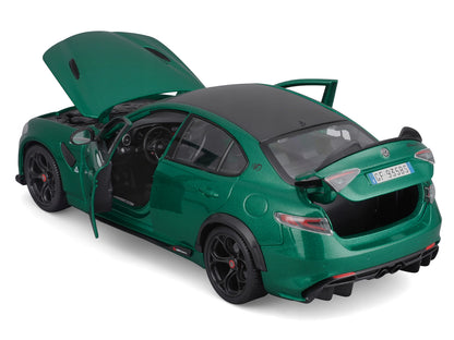 Alfa Romeo Giulia GTA Green Metallic with Carbon Top 1/18 Diecast Model Car