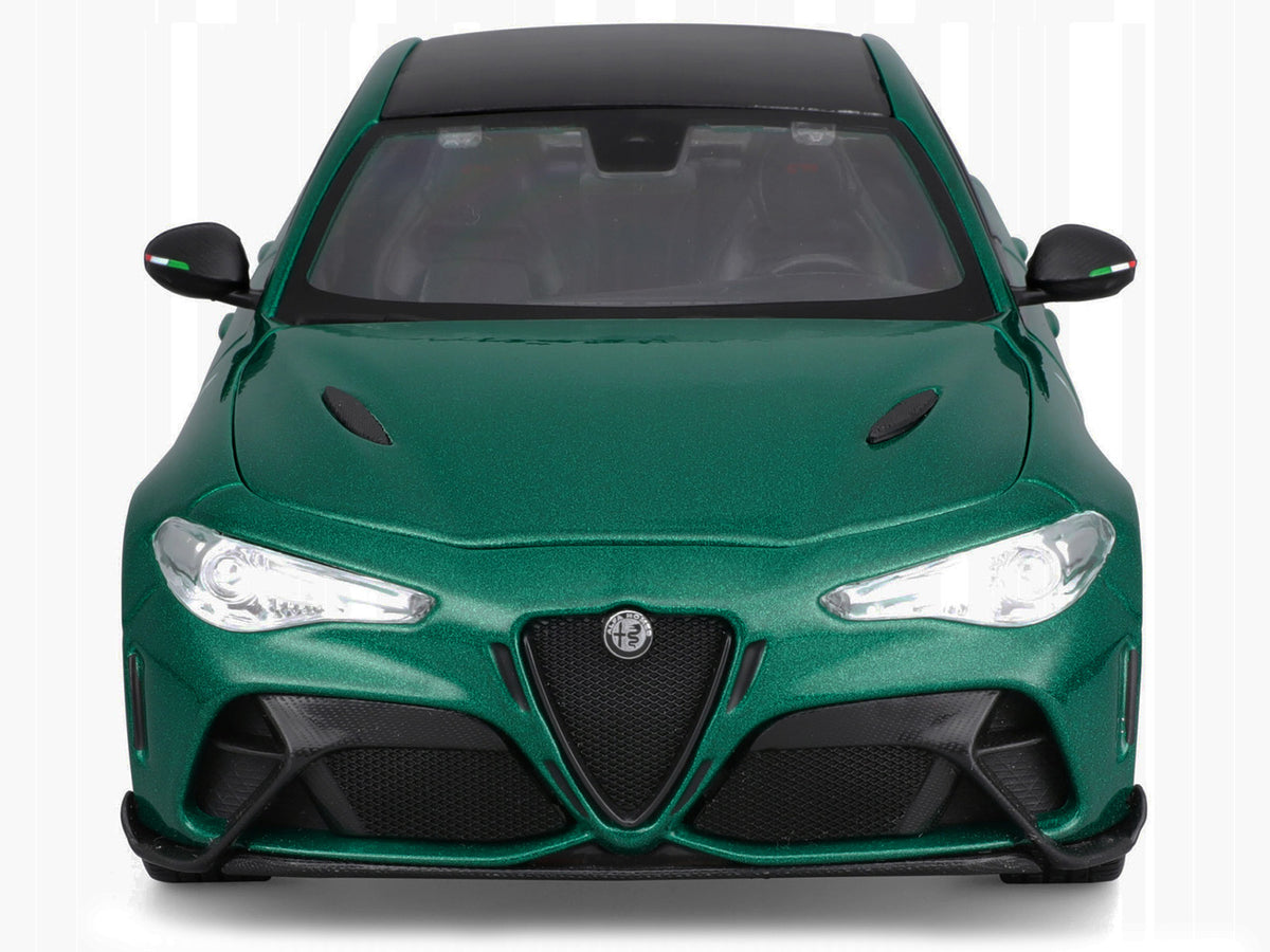 Alfa Romeo Giulia GTA Green Metallic with Carbon Top 1/18 Diecast Model Car