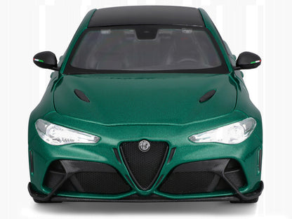 Alfa Romeo Giulia GTA Green Metallic with Carbon Top 1/18 Diecast Model Car