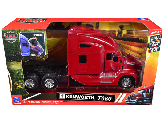 Kenworth T680 Truck Tractor Red "Long Haul Truckers" Series 1/32 Diecast Model