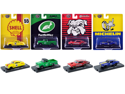 "Auto-Drivers" Set of 4 pieces in Blister Packs Release 132 Limited Edition to 8000 pieces Worldwide 1/64 Diecast Model Cars