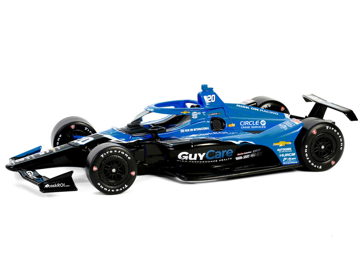 Dallara IndyCar #20 Ed Carpenter "Guy Care" Ed Carpenter Racing "NTT IndyCar Series" (2024) 1/18 Diecast Model Car