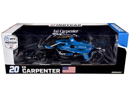 Dallara IndyCar #20 Ed Carpenter "Guy Care" Ed Carpenter Racing "NTT IndyCar Series" (2024) 1/18 Diecast Model Car