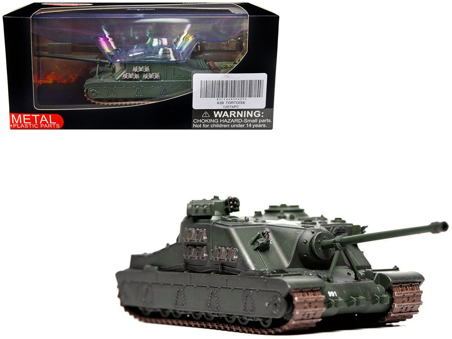 Tortoise A39 Heavy Assault Tank British Army 1/72 Diecast Model