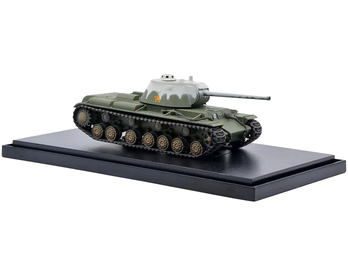 Soviet Kliment Voroshilov KV-3 Heavy Tank Winter Camouflage 1/72 Diecast Model