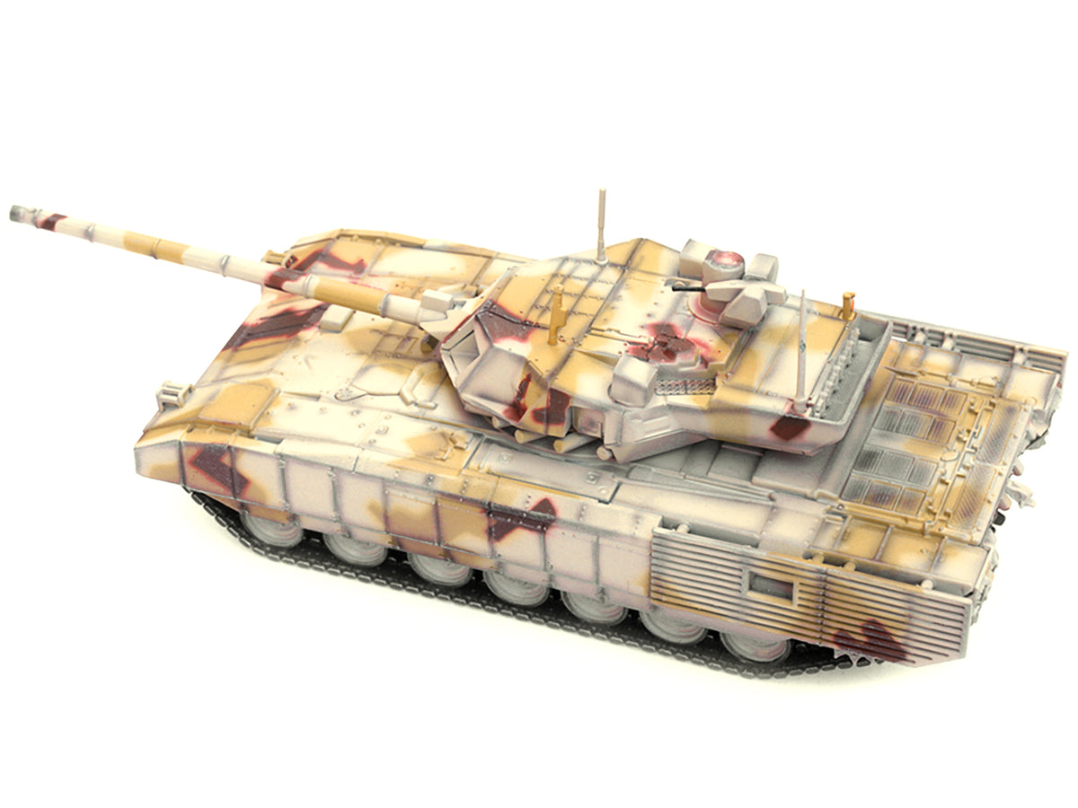 Russian T14 Armata MBT (Main Battle Tank) Multi-Desert Camouflage "Armor Premium" Series 1/72 Diecast Model