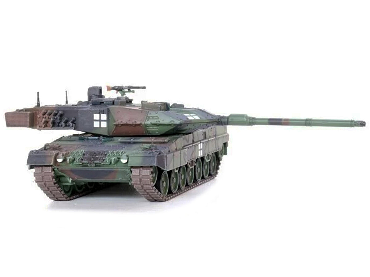 Leopard 2A6 Main Battle Tank Green Camouflage "Ukrainian Army" "Armor Premium" Series 1/72 Diecast Model