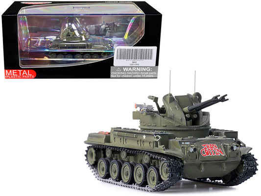 M42 Duster Self-Propelled Anti-Aircraft Gun "Iron Coffin" "US - Vietnam War" 1/72 Diecast Model