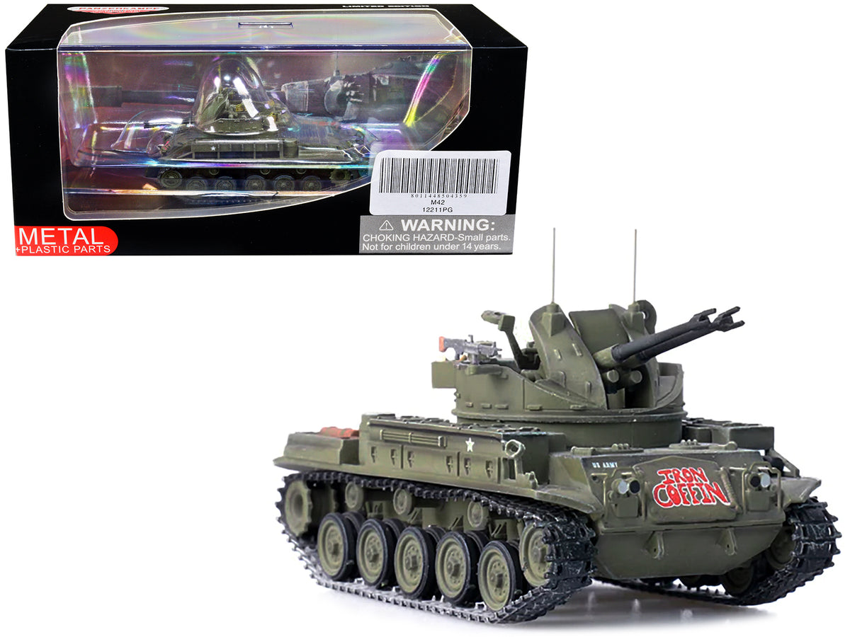 M42 Duster Self-Propelled Anti-Aircraft Gun "Iron Coffin" "US - Vietnam War" 1/72 Diecast Model