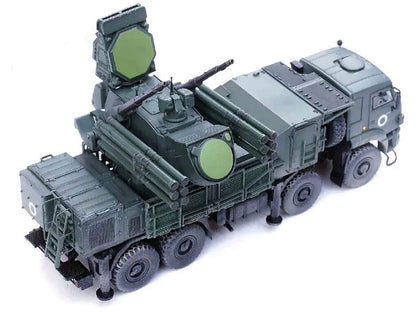 Pantsir S1 96K6 Self-Propelled Air Defense Weapon System "Ukraine War" Russian Army "Armor Premium" Series 1/72 Diecast Model