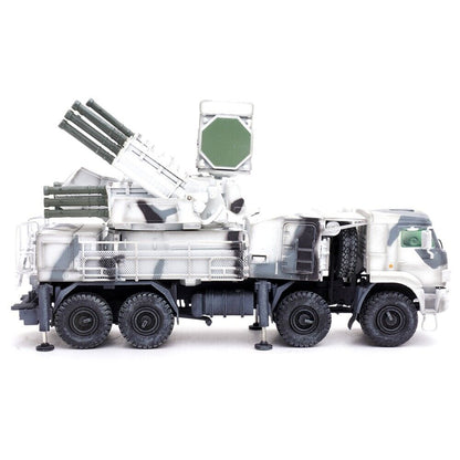 Pantsir S1 96K6 Self-Propelled Air Defense Weapon System Winter Camouflage "Russia's Arctic Forces" "Armor Premium" Series 1/72 Diecast Model