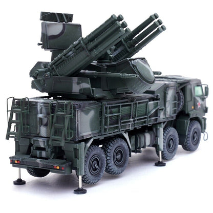 Pantsir S1 96K6 Self-Propelled Air Defense Weapon System Tri-Color Camouflage "Russia's Armed Forces" "Armor Premium" Series 1/72 Diecast Model