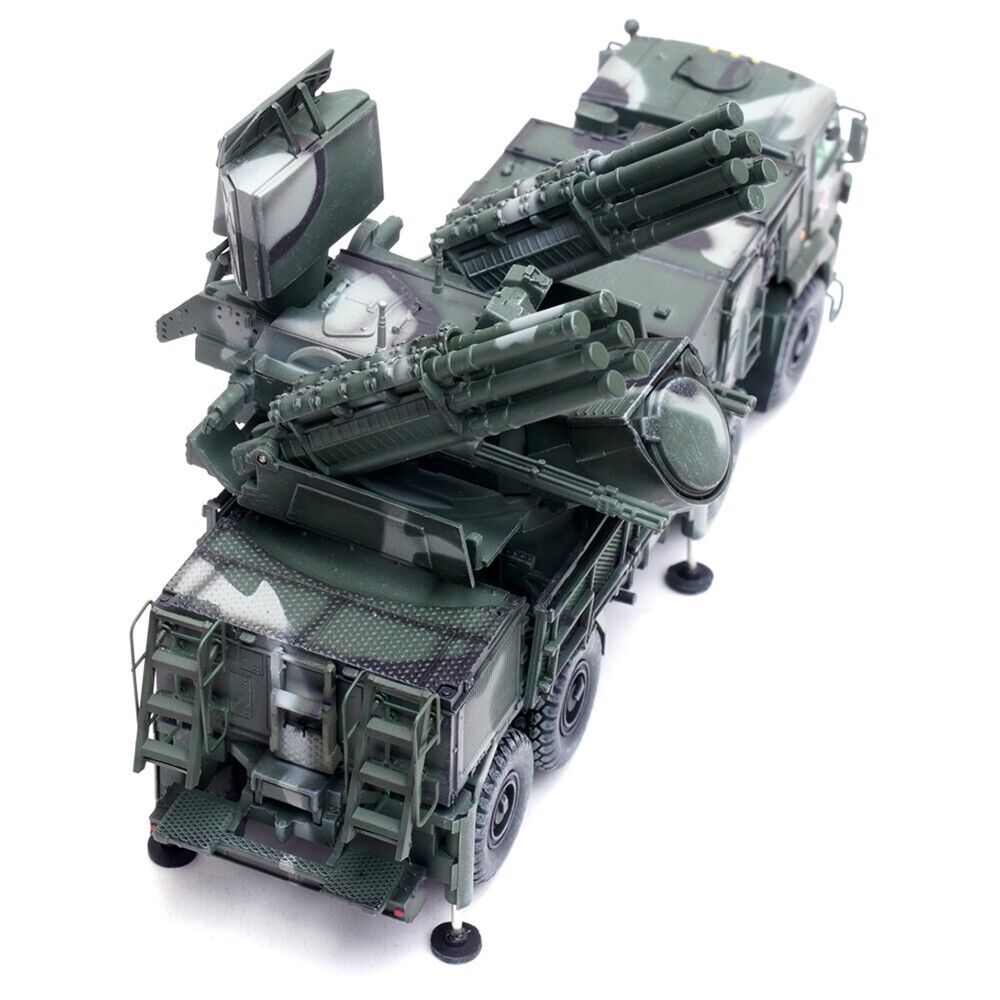 Pantsir S1 96K6 Self-Propelled Air Defense Weapon System Tri-Color Camouflage "Russia's Armed Forces" "Armor Premium" Series 1/72 Diecast Model