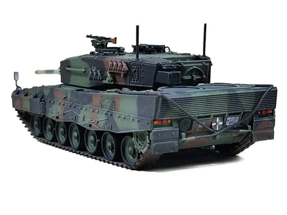 Leopard 2A4 Main Battle Tank with Snorkel "NATO Camouflage" German Army "Armor Premium" Series 1/72 Diecast Model