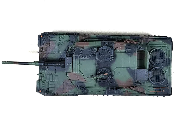 Leopard 2A4 Main Battle Tank with Snorkel "NATO Camouflage" German Army "Armor Premium" Series 1/72 Diecast Model