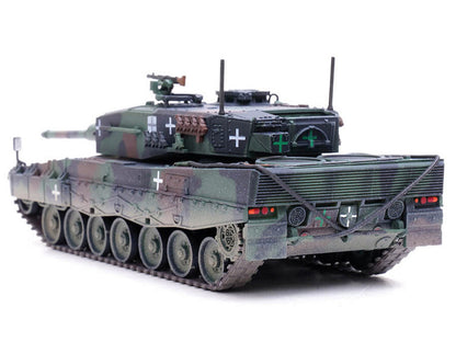 Leopard 2A4 Main Battle Tank with Snorkel "3-Tone Camouflage" Ukrainian Army "Armor Premium" Series 1/72 Diecast Model