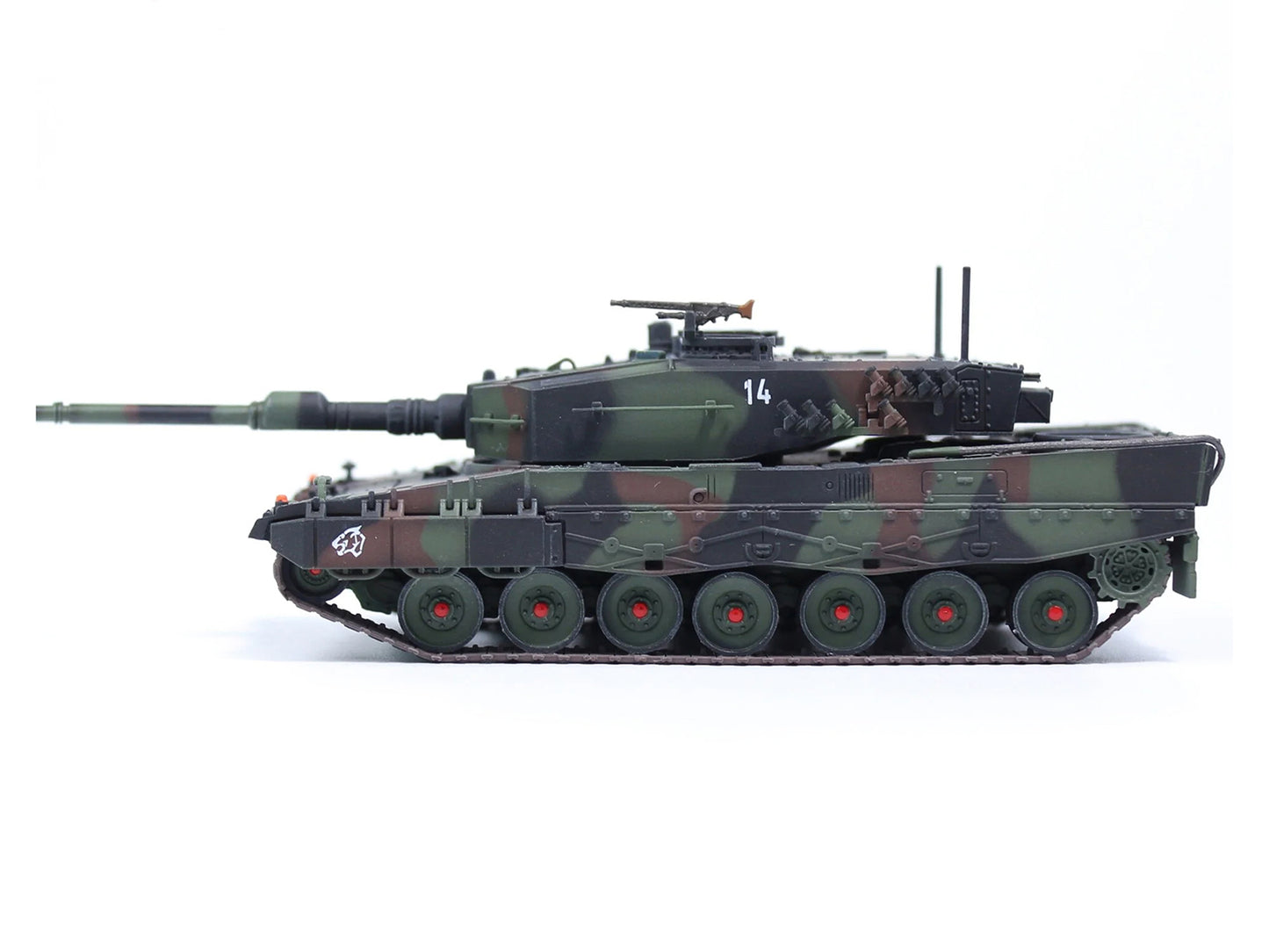 Leopard 2A4 Main Battle Tank "Pz.87 13th Pz Btn Steel Army Parade Thun Switzerland" (2006) Swiss Army "Armor Premium" Series 1/72 Diecast Model