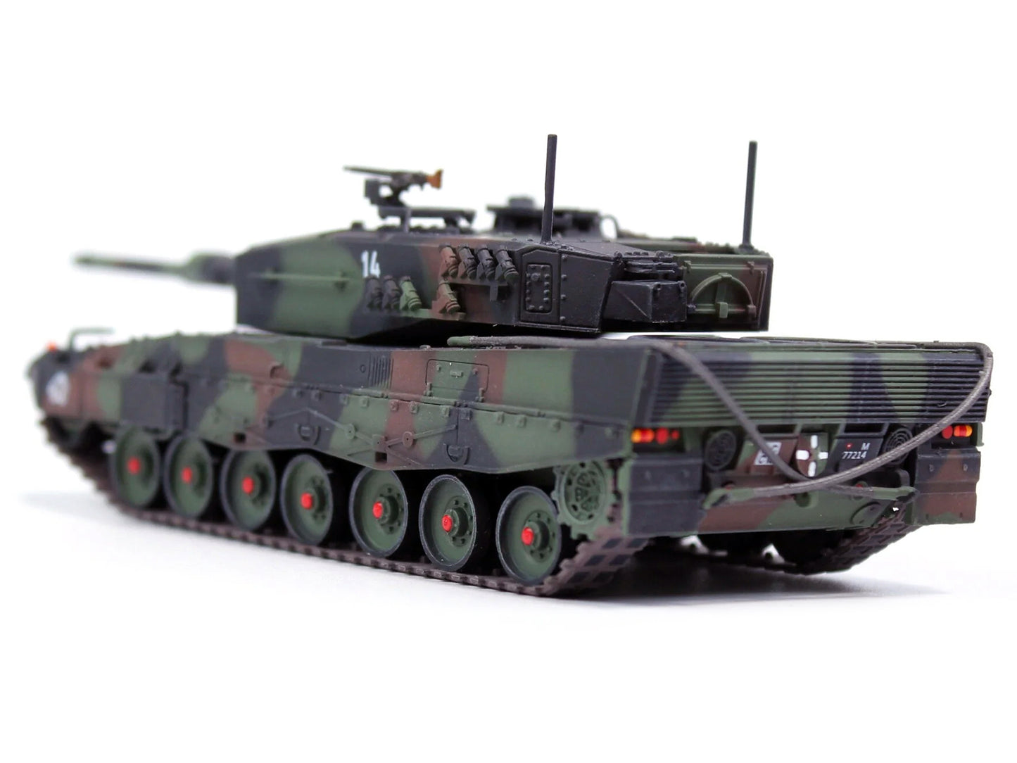 Leopard 2A4 Main Battle Tank "Pz.87 13th Pz Btn Steel Army Parade Thun Switzerland" (2006) Swiss Army "Armor Premium" Series 1/72 Diecast Model