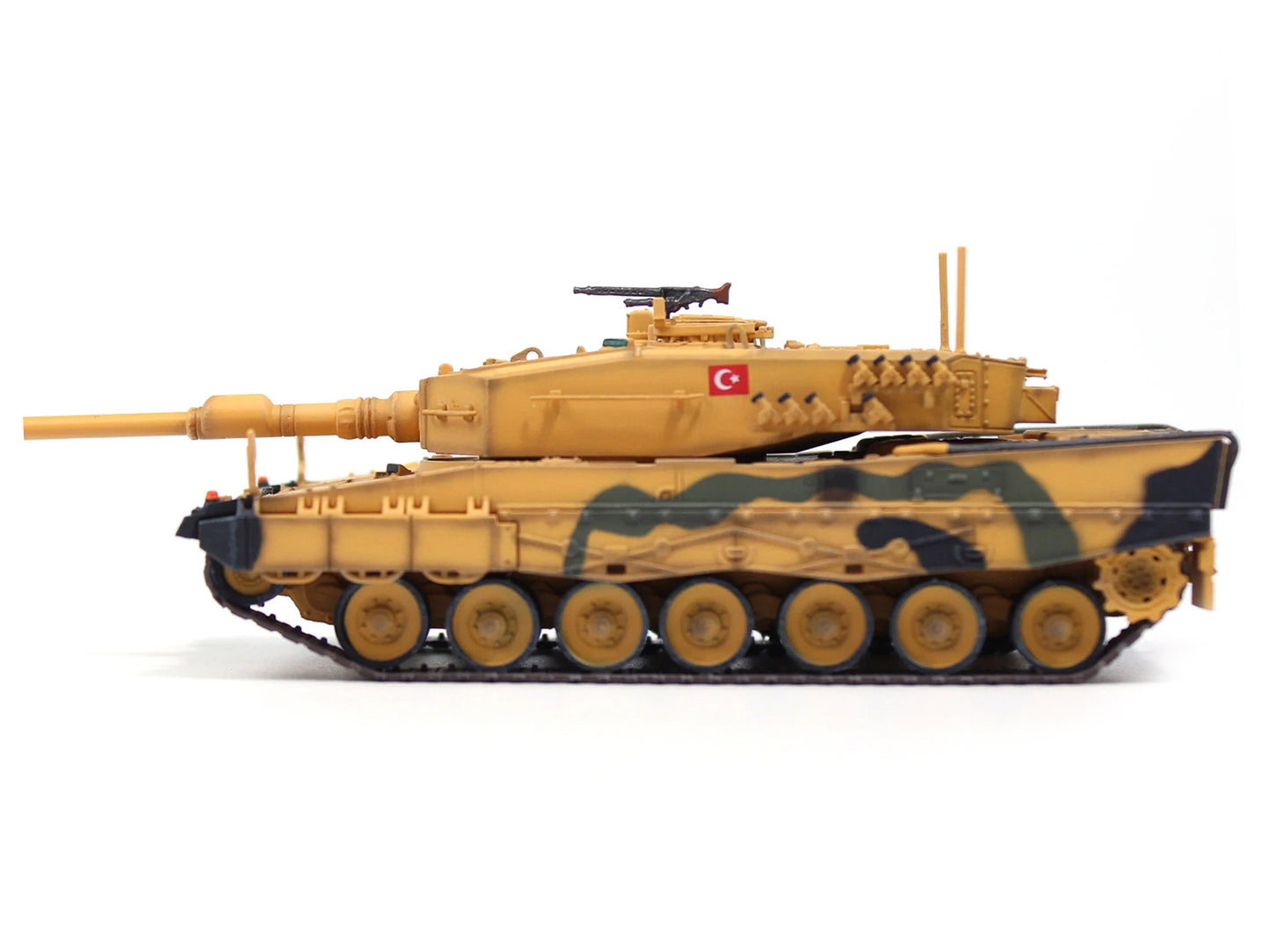 Leopard 2A4 Main Battle Tank "Desert Camouflage 2nd Cavalry Armored Brigade Turkey-Syrian Border" (2016) Turkish Army "Armor Premium" Series 1/72 Diecast Model