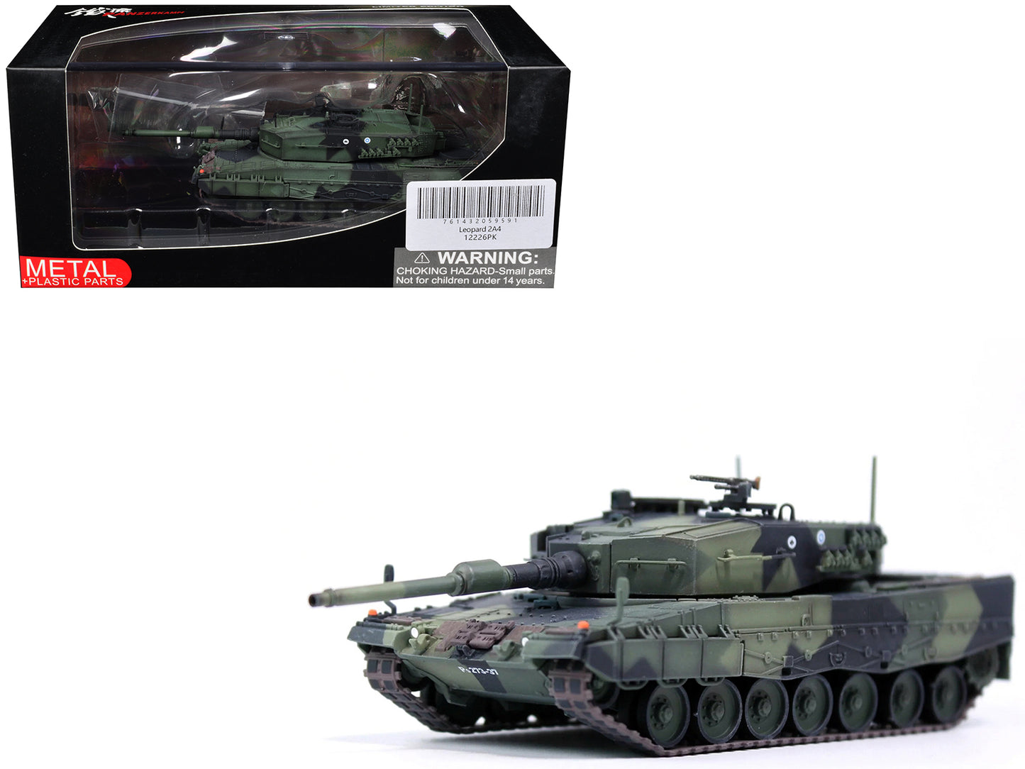 Leopard 2A4 Main Battle Tank "Finland" Finnish Army "Armor Premium" Series 1/72 Diecast Model