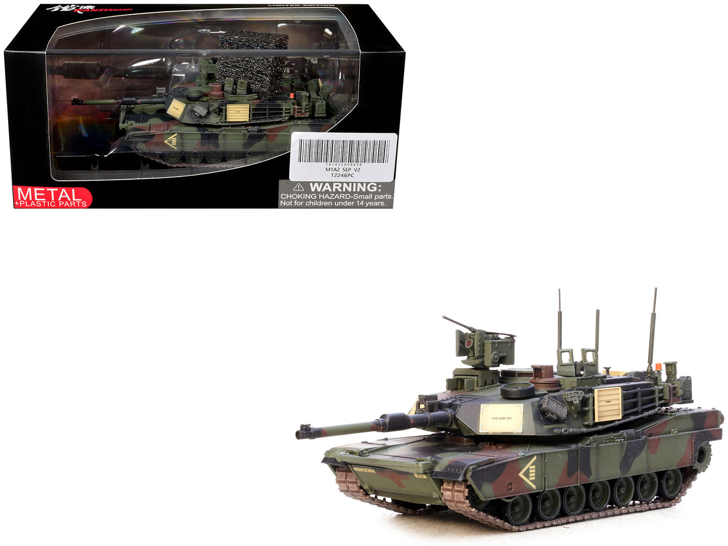 General Dynamics M1A2 SEP V2 Abrams Tank "2nd Battalion 5th Cavalry Regiment 1st Cavalry Division Germany" United States Army 1/72 Diecast Model