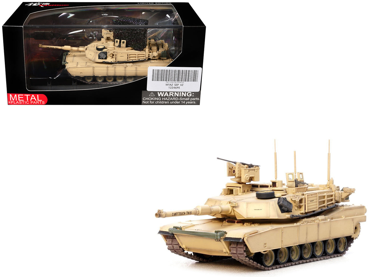 General Dynamics M1A2 SEP V2 Abrams Tank "1st Battalion 15th Cavalry Regiment 3rd Heavy Brigade 3rd Cavalry Division" United States Army 1/72 Diecast Model