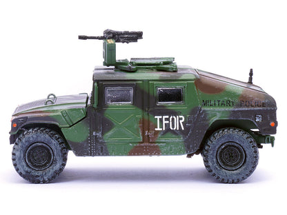 M988 Modern 4×4 Utility Vehicle with Grenade Launcher Camouflage "Military Police 65th Company 519th MP Battalion IFOR HQ ARRC Forward Brcko Bosnia and Herzegovina" (1996) "Military Miniature" Series 1/64 Diecast Model