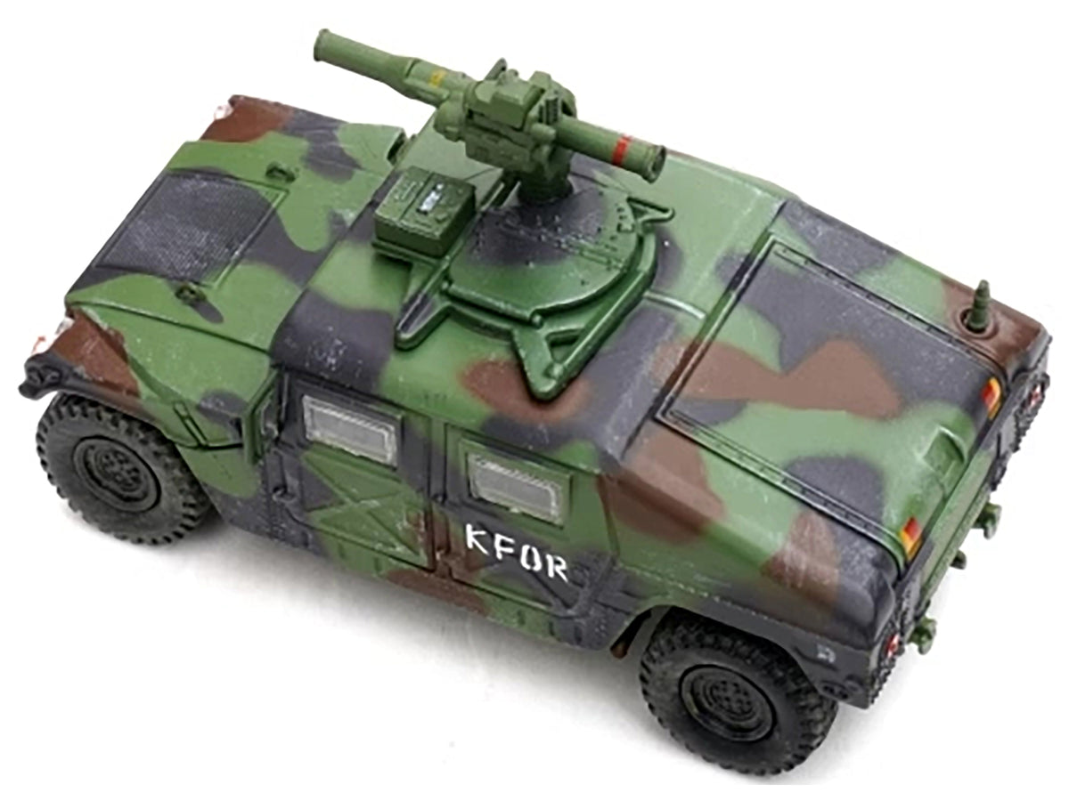 M1046 HUMVEE Tow Missile Carrier Green Camouflage "3rd Battalion 8th Marine Regiment Kosovo Force (KFOR)" (1999) "Military Miniature" Series 1/64 Diecast Model