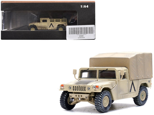 M998 HMMWV "1st Battalion 37th Armored Regiment 3rd Combat Brigade 1st Armored Division Gulf War Iraq" (1991) United States Army "Military Miniature" Series 1/64 Diecast Model