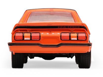 1978 Ford Mustang King Cobra II Tangerine with Black Graphics and Tangerine Interior "The Mustang Stampede" Series 2 1/64 Diecast Model Car