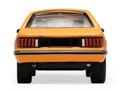 1982 Ford Foxbody Mustang Medium Vanilla Yellow with Black Top "The Mustang Stampede" Series 2 1/64 Diecast Model Car