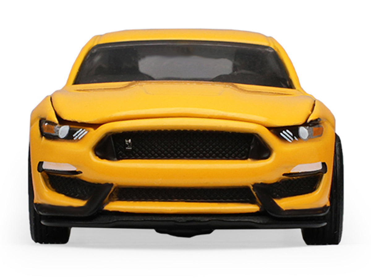 2017 Ford Mustang Shelby GT350 Triple Yellow Tri-Coat "Stampede" Series 2 1/64 Diecast Model Car