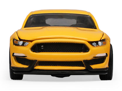 2017 Ford Mustang Shelby GT350 Triple Yellow Tri-Coat "Stampede" Series 2 1/64 Diecast Model Car