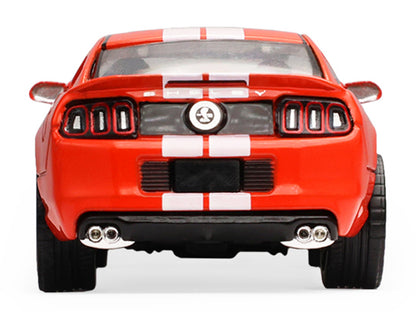 2013 Ford Shelby Mustang GT500 Race Red with White Stripes "Stampede" Series 2 1/64 Diecast Model Car