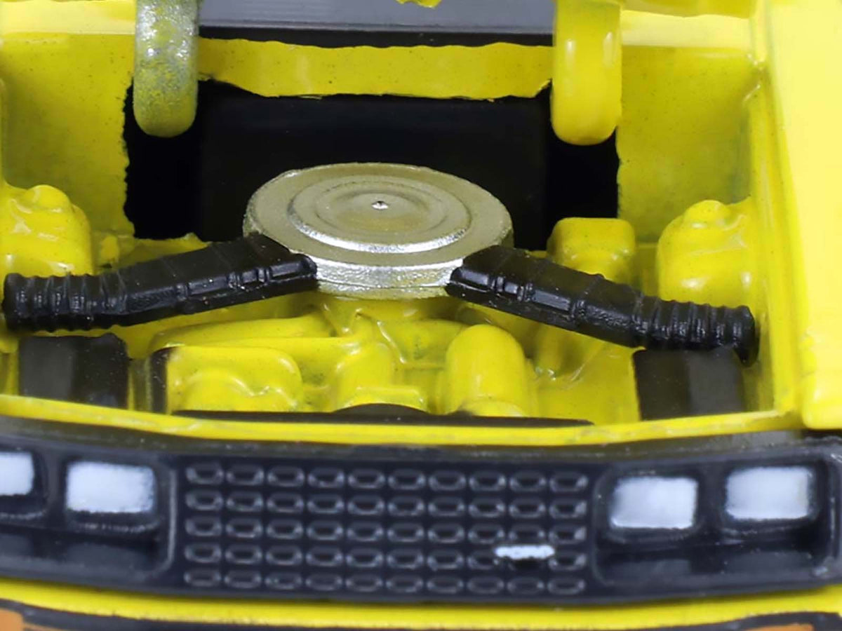 1979 Ford Mustang Cobra Fastback Bright Yellow with Cobra Good Graphics "GreenLight Muscle" Series 30 1/64 Diecast Model Car